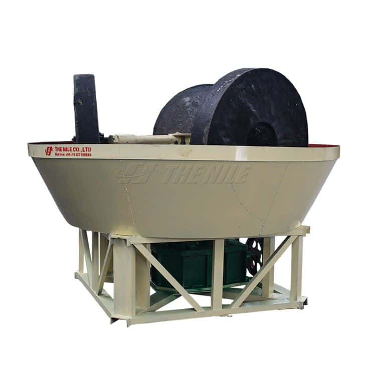 Three-roll Wet Pan Mill